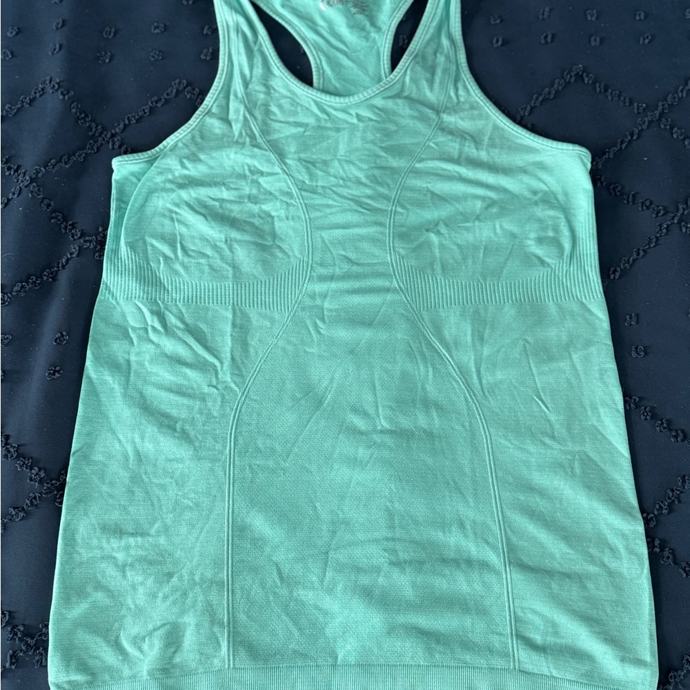 ZYIA Fitted Green Tank Top
